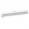 Kit rail de fixation Slatwall, 120cm avec 2 pieds de table-[product_reference]-Betterwork - Solutions ergonomiques - Télétravail
