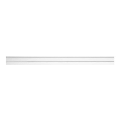 Kit rail de fixation Slatwall, 120cm avec 2 supports muraux