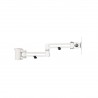 Bras moniteur 17´´- 32´´ pour rail de fixation Slatwall-[product_reference]-Betterwork - Solutions ergonomiques - Télétravail