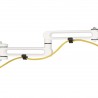 Bras moniteur 17´´- 32´´ pour rail de fixation Slatwall-[product_reference]-Betterwork - Solutions ergonomiques - Télétravail
