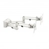 Double bras pour moniteurs 17´´- 32´´ pour rail de fixation Slatwall-[product_reference]-Betterwork - Solutions ergonomiques - T
