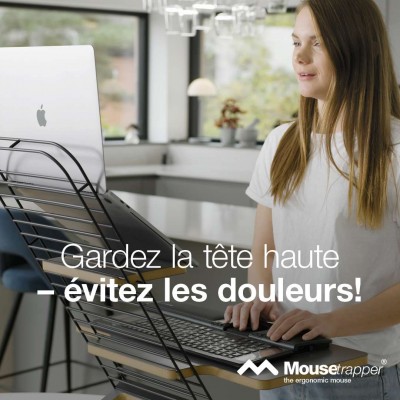 Bureau mobile assis - debout Mousetrapper Standfriend