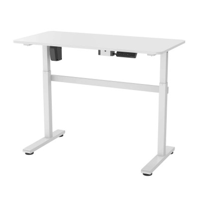 Bureau assis-debout 140x60cm Blanc-[product_reference]-Betterwork - Solutions ergonomiques - Télétravail