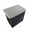 Boîtier de table encastrable 2xRJ45, USB 2.0, HDMI, Prise 220V, Noir-[product_reference]-Betterwork - Solutions ergonomiques - T