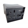 Boîtier de table encastrable 2xRJ45, USB 2.0, HDMI, Prise 220V, Noir-[product_reference]-Betterwork - Solutions ergonomiques - T