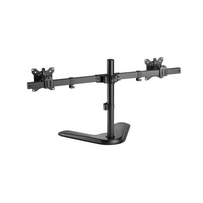 Support de bureau pour 2 écrans moniteurs PC 17"- 32", Sens horizontal