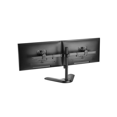 Support de bureau pour 2 écrans moniteurs PC 17"- 32", Sens horizontal