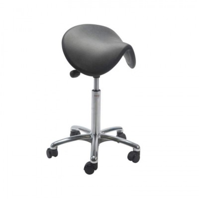 Siège selle Dalton PU - Alu50-[product_reference]-Betterwork - Solutions ergonomiques - Télétravail