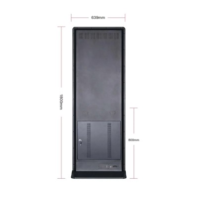 Totem Vidéo 43 pouces Indoor avec Flightcase KIMEX Totem Vidéo 43 pouces Indoor avec Flightcase KIMEX