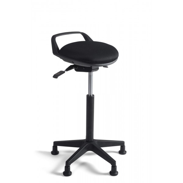 Nylon fabric sit-stand stool