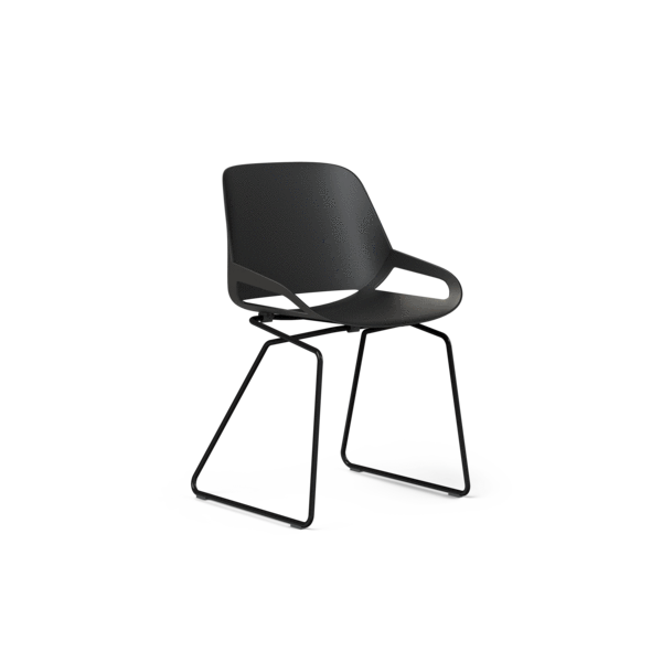 Cadeira de design AERIS Numo com chassis de drenagem