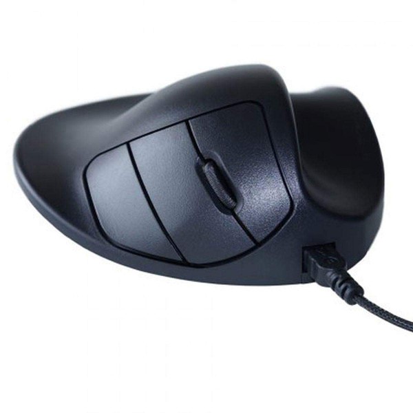 Mouse ergonômico com fio Hippus