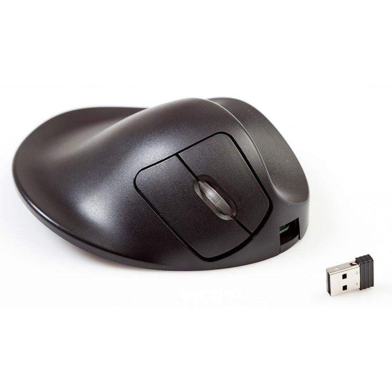 T'nB Ergo Line - souris sans fil ergonomique pour gaucher - noir et argent