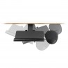 Plateforme noire rétractable pour clavier et souris-[product_reference]-Betterwork - Solutions ergonomiques - Télétravail