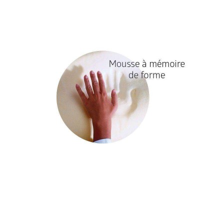 Oreiller à mémoire de forme SISSEL® SOFT (taie incluse)